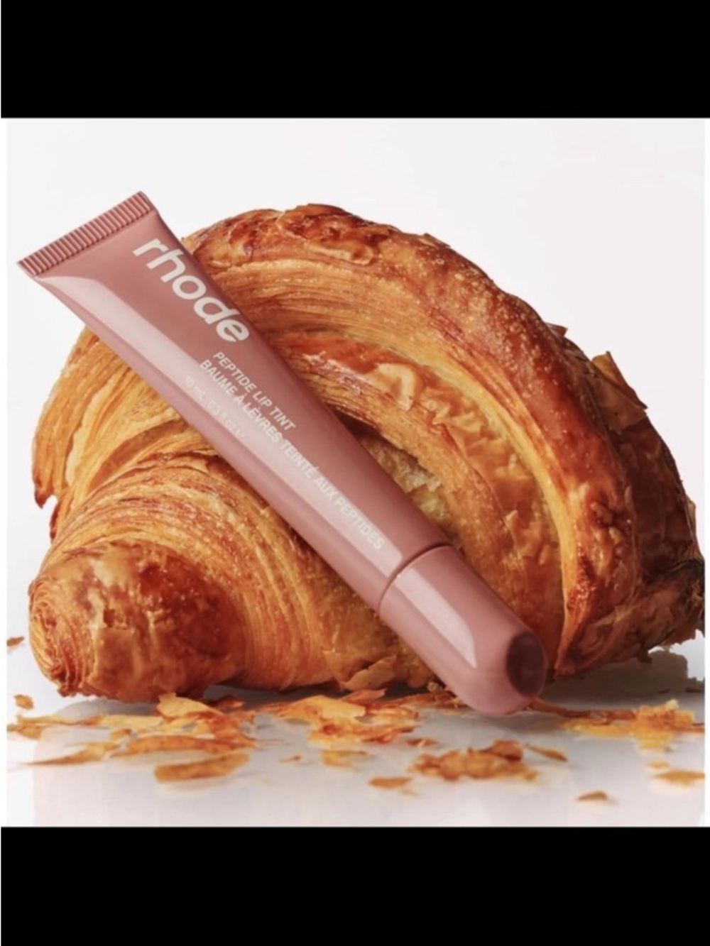 Rhode Toast Peptide Lip Tint Hailey Bieber Glazed Neutral Viral Shade NEW